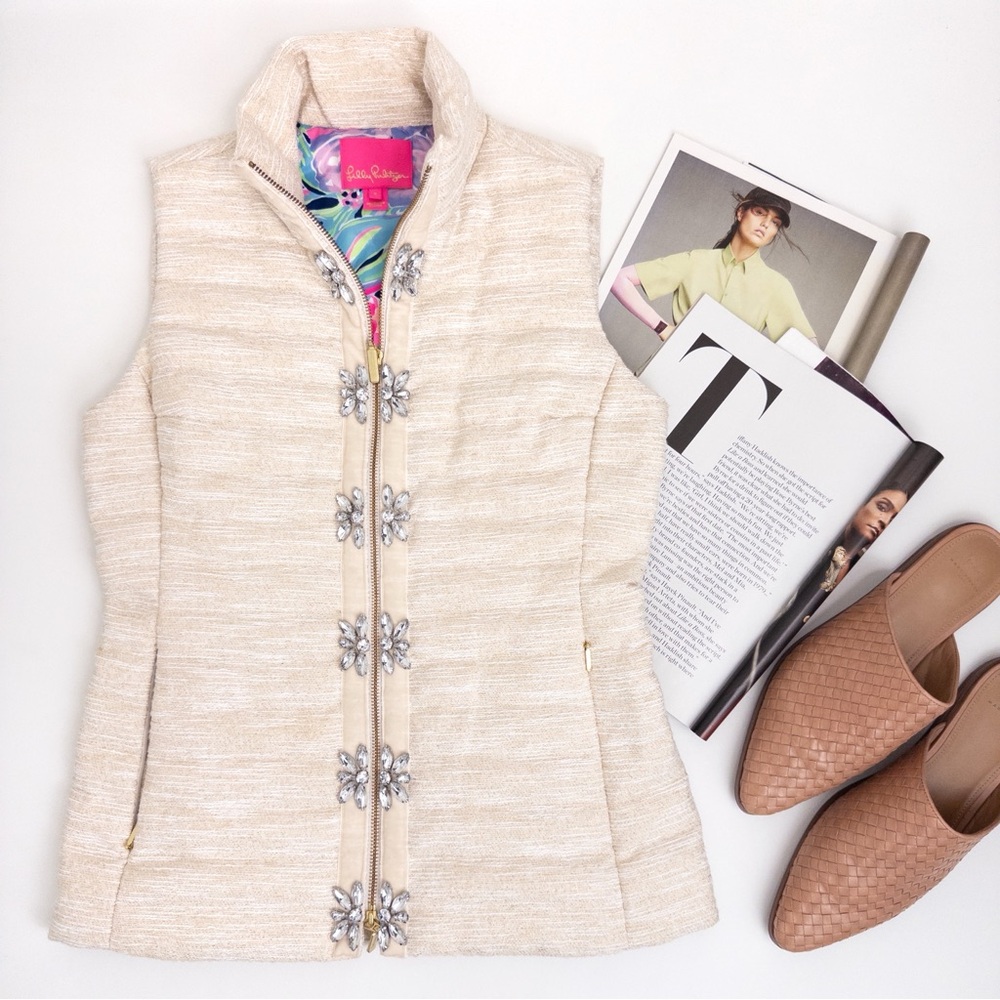 Lilly Pulitzer . Noella Puffer Vest